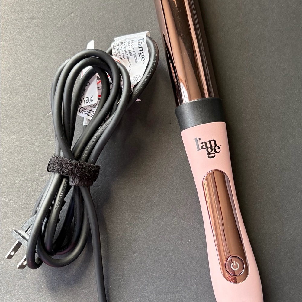 Lange Pink and Rose Gold Hair Curler
